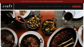 What Craftrestaurant.com website looked like in 2023 (This year)