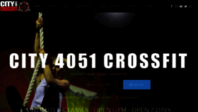 What City4051crossfit.com.au website looked like in 2023 (This year)