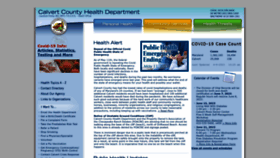What Calverthealth.org website looked like in 2023 (This year)