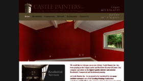 What Castlepainters.ca website looked like in 2023 (This year)