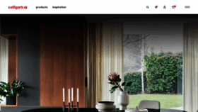 What Calligaris.it website looked like in 2023 (3 years ago)