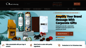 What Chocomize.com website looked like in 2023 (2 years ago)