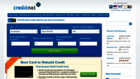 What Creditnet.com website looked like in 2023 (This year)