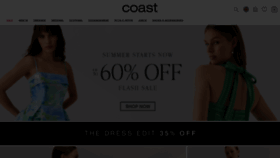 What Coastfashion.com website looked like in 2023 (This year)