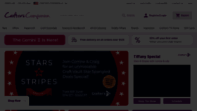 What Crafterscompanion.com website looked like in 2023 (This year)