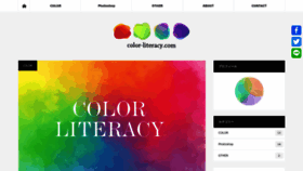 What Color-literacy.com website looked like in 2023 (This year)