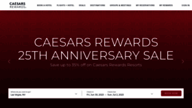 What Caesars.com website looked like in 2023 (This year)