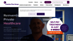 What Careukhealthcare.com website looked like in 2023 (This year)