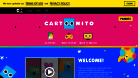 What Cartoonito.com website looked like in 2023 (This year)