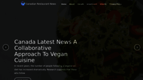 What Canadianrestaurantnews.com website looked like in 2023 (This year)