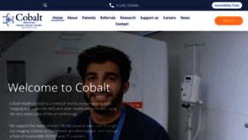 What Cobalthealth.co.uk website looked like in 2023 (This year)