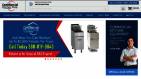 What Commercialkitchenstop.com website looked like in 2023 (2 years ago)