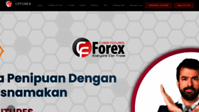 What Cfforex.com website looked like in 2023 (This year)