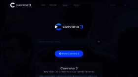What Cuevana3.rocks website looked like in 2023 (This year)