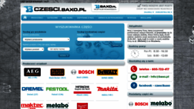 What Czesci.narzedziabaxo.pl website looked like in 2023 (This year)