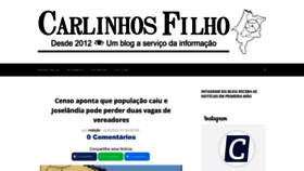 What Carlinhosfilho.com.br website looked like in 2023 (This year)