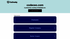 What Codeceo.com website looked like in 2023 (1 year ago)