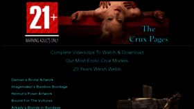 What Cruxpages.com website looked like in 2023 (This year)