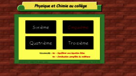 What Collegephysiquechimie.fr website looked like in 2023 (This year)
