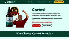 What Cortexi-uk.us website looked like in 2023 (2 years ago)