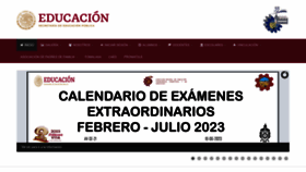 What Cbtis203.edu.mx website looked like in 2023 (This year)
