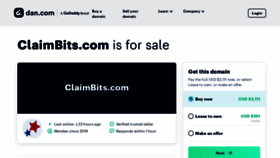 What Claimbits.com website looked like in 2023 (This year)