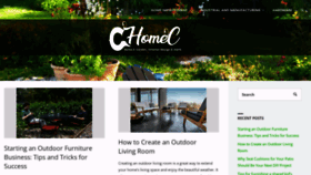 What Chomec.com website looked like in 2023 (This year)