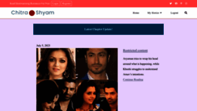 What Chitragshyam.com website looked like in 2023 (This year)