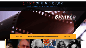 What Cinememorial.com website looked like in 2023 (This year)