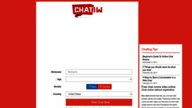 What Chatiw.in website looked like in 2023 (This year)