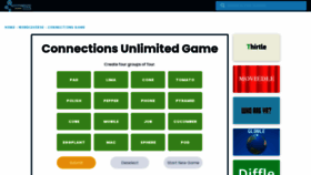 What Connections-game.com website looked like in 2023 (This year)