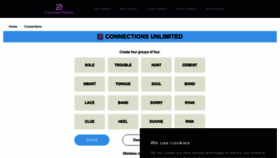 What Connectionsunlimited.io website looked like in 2023 (This year)