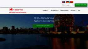 What Canada-visa-online.com website looked like in 2023 (2 years ago)