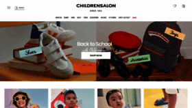 What Childrenssalon.co.uk website looked like in 2023 (This year)