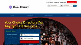 What Choice.directory website looked like in 2023 (2 years ago)