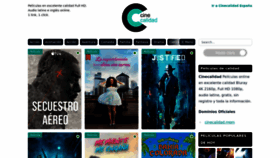 What Cinecalidad.mom website looked like in 2023 (This year)