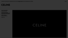 What Celineonline.com website looked like in 2023 (This year)