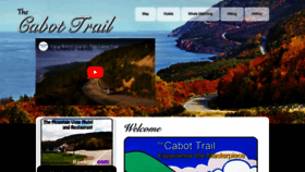 What Cabottrail.com website looked like in 2023 (This year)