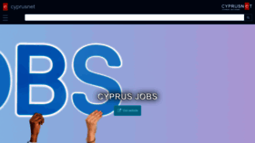 What Cyprusnet.com website looked like in 2023 (This year)