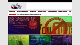 What Cybercrimeswatch.com website looked like in 2023 (This year)