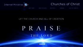 What Church-of-christ.org website looked like in 2023 (This year)
