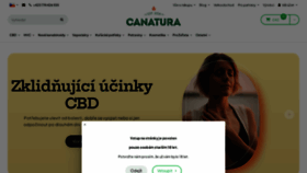 What Canatura.com website looked like in 2023 (This year)