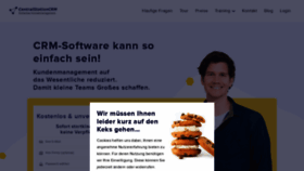 What Centralstationcrm.de website looked like in 2023 (This year)