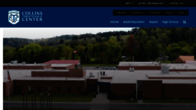 What Collins-cc.edu website looked like in 2023 (This year)