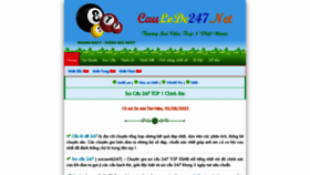 What Caulode247.net website looked like in 2023 (This year)