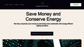 What Comledcorp.com website looked like in 2023 (This year)