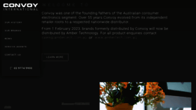 What Convoy.com.au website looked like in 2023 (This year)