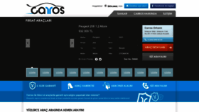 What Carros.com.tr website looked like in 2023 (This year)