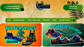 What Coastalinflatablesllc.com website looked like in 2023 (This year)