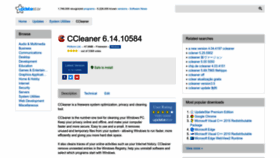 What Ccleaner.updatestar.com website looked like in 2023 (This year)